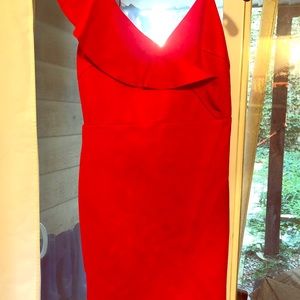 Lush (Bloomingdales) bright cherry red mini dress!